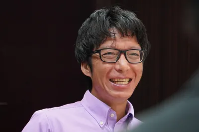 インタビュー中の様子
